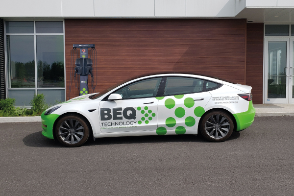 Tesla Model 3 aux couleurs de BEQ Technology